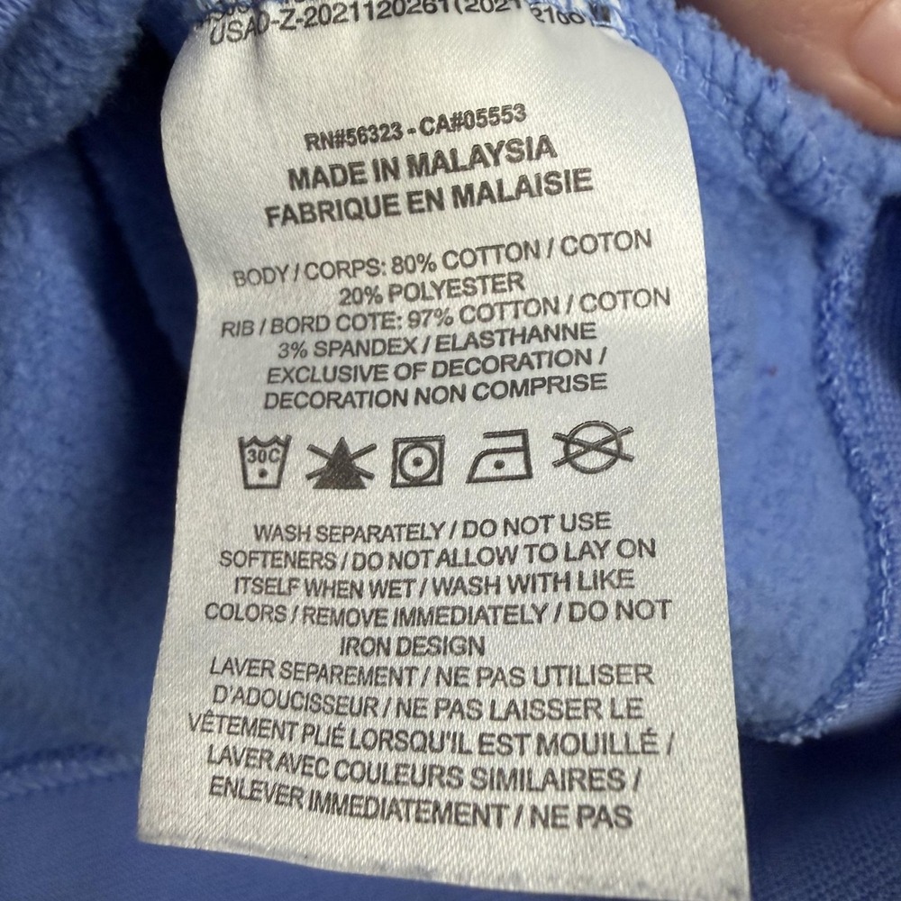 Nike Sweatshirt Kids Small Blue Crewneck Pullover Embroidered Logo DD7473-450 - Picture 8 of 12